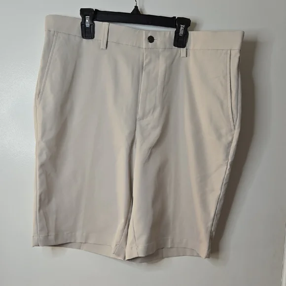 Callaway Shorts Callaway Mens Flat Front Shorts In Beige